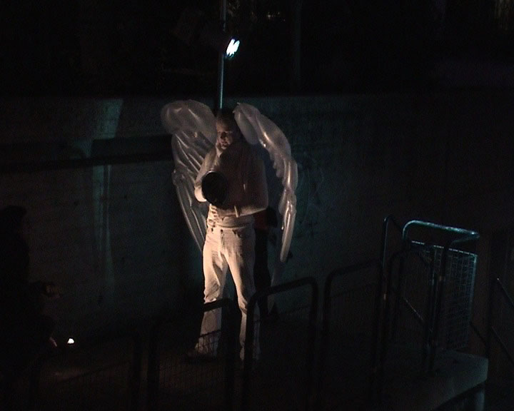 Angel performance by Wolfgang Semmelrock